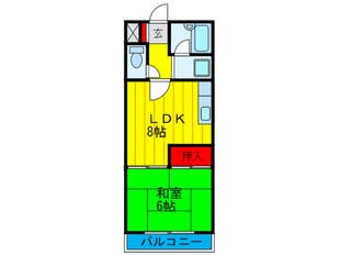 ア－バンハイツ京阪大和田の物件間取画像